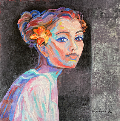 Girl With Flower